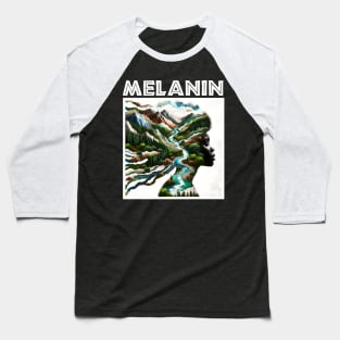 Melanin Afrocentric Baseball T-Shirt